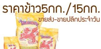 ราคาข้าวสาร 5 กก./ 15 กก. (1ถัง)/ ข้าวสารกิโลละ (อัพเดทล่าสุด) ราคาข้าวสาร5กก15กก.กิโลละ